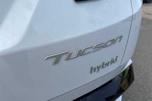 Hyundai TUCSON 1.6T N Line SUV 5dr Petrol Hybrid Auto Euro 6 (s/s) (239 ps) White