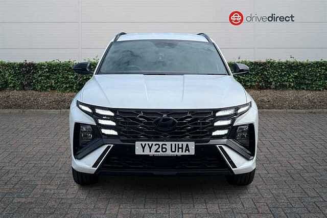 Hyundai TUCSON 1.6T N Line SUV 5dr Petrol Hybrid Auto Euro 6 (s/s) (239 ps) White