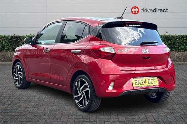 Hyundai I10 1.0 Premium Hatchback 5dr Petrol Auto Euro 6 (s/s) (63 ps) Red