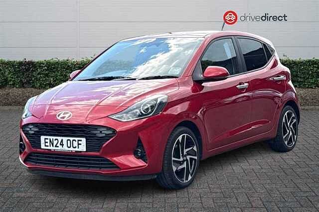 Hyundai I10 1.0 Premium Hatchback 5dr Petrol Auto Euro 6 (s/s) (63 ps) Red