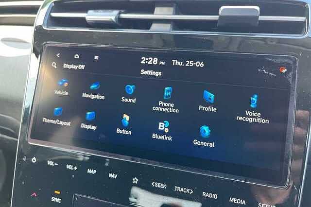 Hyundai TUCSON 1.6 h T-GDi Premium SUV 5dr Petrol Hybrid Auto Euro 6 (s/s) (230 ps) Blue