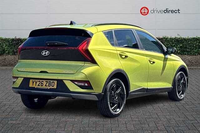 Hyundai BAYON 1.0 T-GDi Black Line SUV 5dr Petrol DCT Euro 6 (s/s) (90 ps) Green