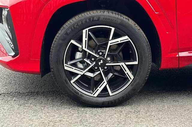 Hyundai TUCSON 1.6T Hybrid N Line Edition SUV 5dr Petrol Hybrid Auto Euro 6 (s/s) (239 ps) Red