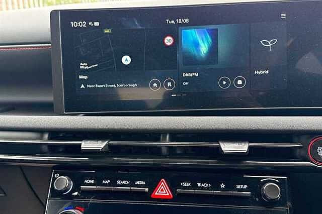 Hyundai TUCSON 1.6T Hybrid N Line Edition SUV 5dr Petrol Hybrid Auto Euro 6 (s/s) (239 ps) Red