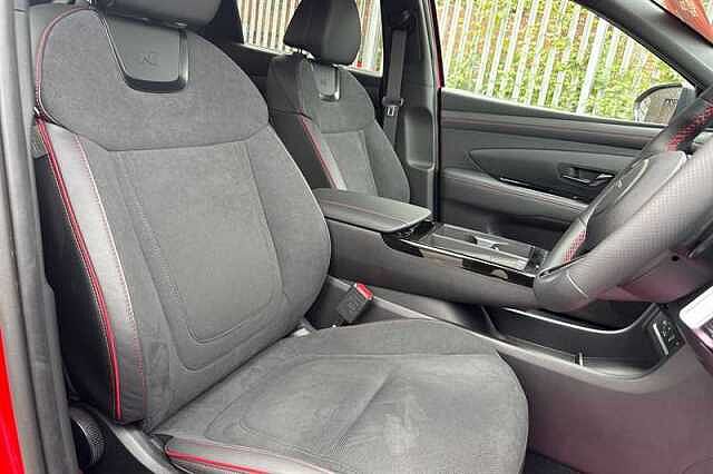 Hyundai TUCSON 1.6T Hybrid N Line Edition SUV 5dr Petrol Hybrid Auto Euro 6 (s/s) (239 ps) Red