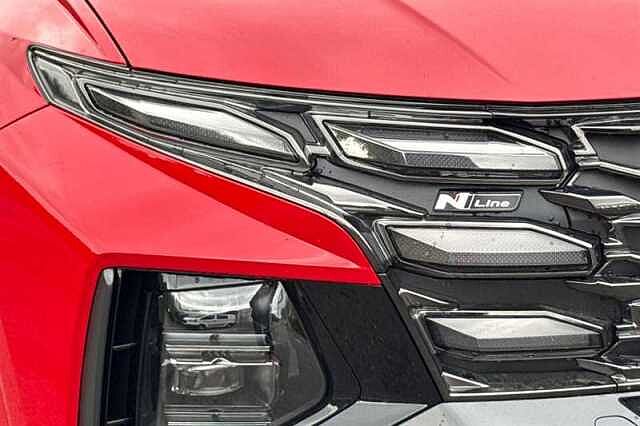 Hyundai TUCSON 1.6T Hybrid N Line Edition SUV 5dr Petrol Hybrid Auto Euro 6 (s/s) (239 ps) Red