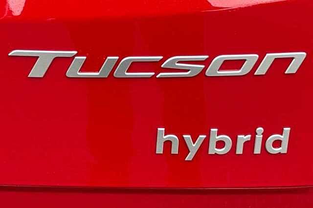 Hyundai TUCSON 1.6T Hybrid N Line Edition SUV 5dr Petrol Hybrid Auto Euro 6 (s/s) (239 ps) Red