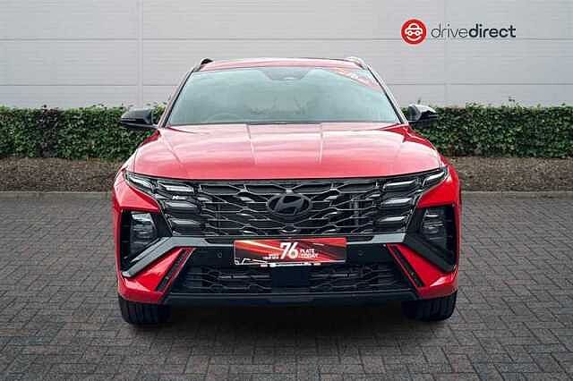 Hyundai TUCSON 1.6T Hybrid N Line Edition SUV 5dr Petrol Hybrid Auto Euro 6 (s/s) (239 ps) Red