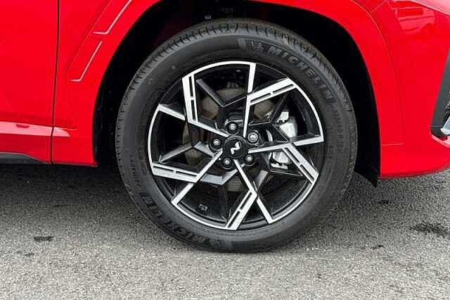 Hyundai TUCSON 1.6T Hybrid N Line Edition SUV 5dr Petrol Hybrid Auto Euro 6 (s/s) (239 ps) Red