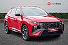 Hyundai TUCSON 1.6T Hybrid N Line Edition SUV 5dr Petrol Hybrid Auto Euro 6 (s/s) (239 ps) Red